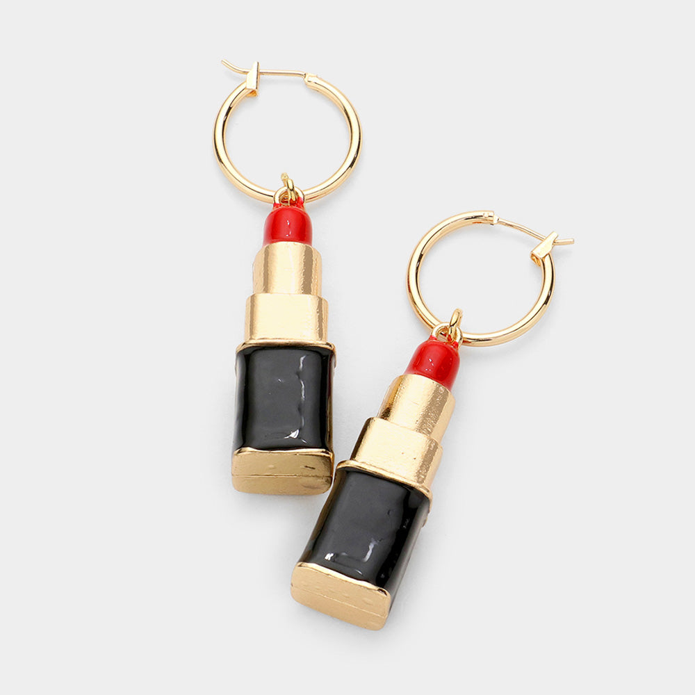 Lipstick Earrings