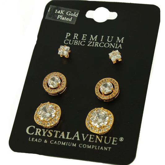 CZ Stud Earrings